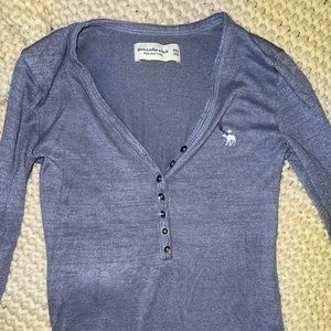 Abercrombie & Fitch - Cozy Henley Long Sleeve